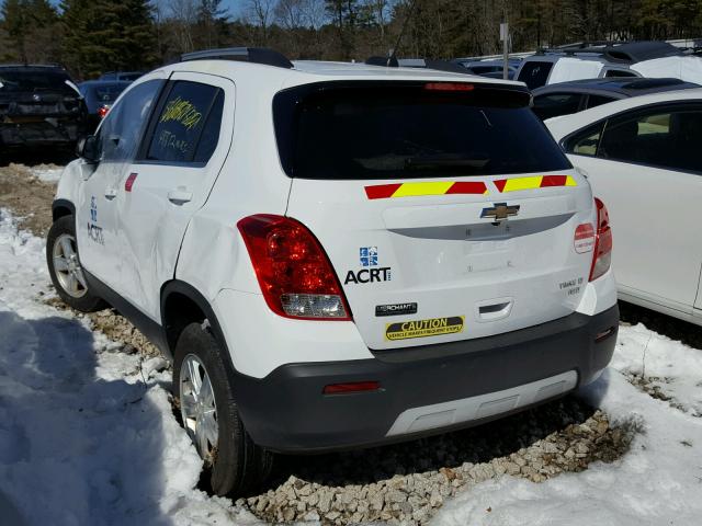 3GNCJRSB0FL253237 - 2015 CHEVROLET TRAX WHITE photo 3