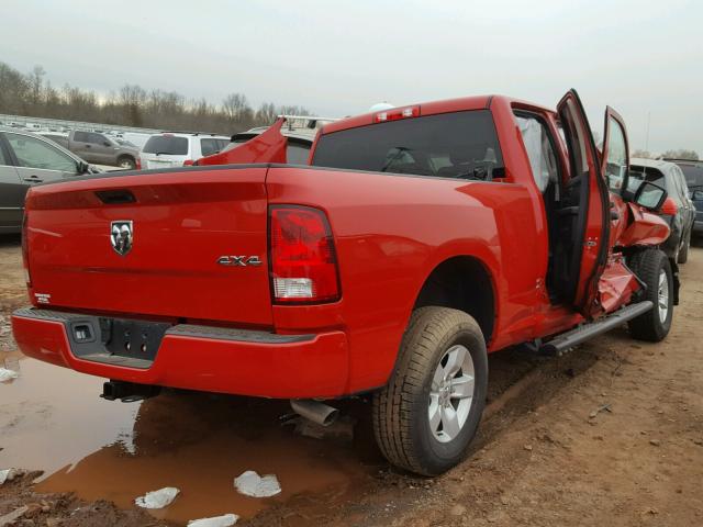 1C6RR7FG8JS148727 - 2018 RAM 1500 ST RED photo 4