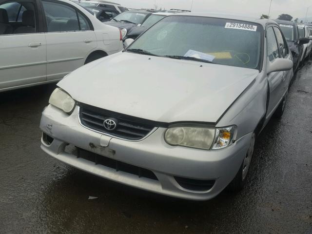 1NXBR12E62Z568449 - 2002 TOYOTA COROLLA CE SILVER photo 2