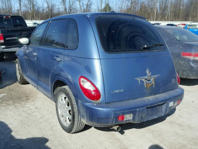 3A4FY58B27T567422 - 2007 CHRYSLER PT CRUISER BLUE photo 3