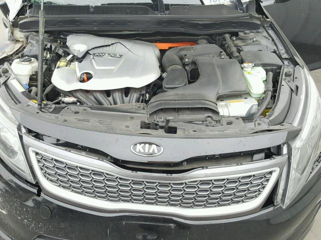 KNAGM4AD7F5083897 - 2015 KIA OPTIMA HYB BLACK photo 7