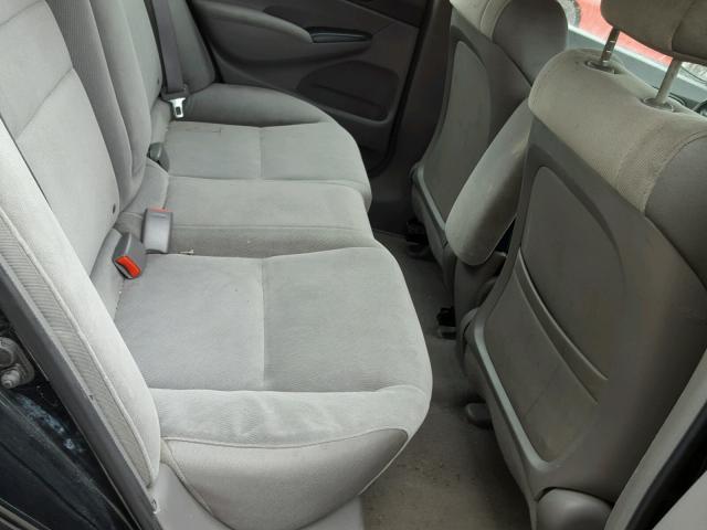 2HGFA16838H341590 - 2008 HONDA CIVIC EX შავი ფოტო 6