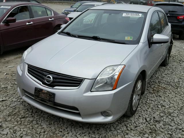 3N1AB6AP0CL643021 - 2012 NISSAN SENTRA 2.0 SILVER photo 2