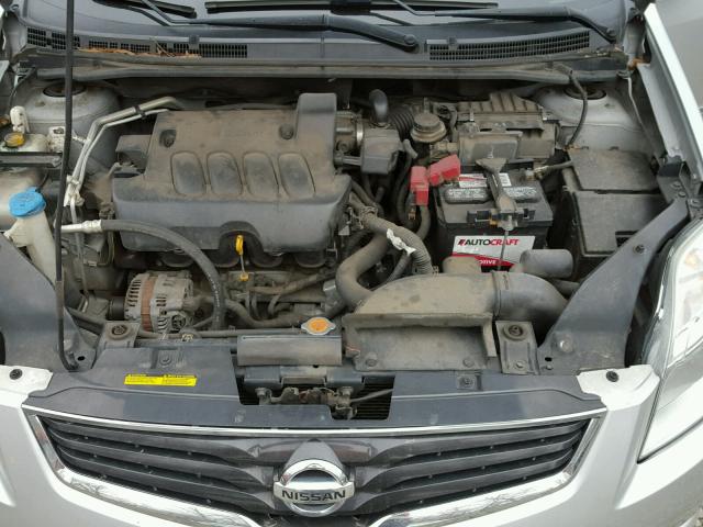 3N1AB6AP0CL643021 - 2012 NISSAN SENTRA 2.0 SILVER photo 7