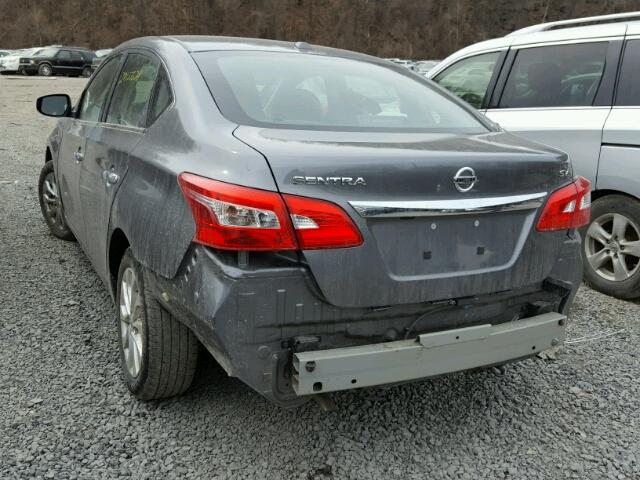 3N1AB7AP6HY278506 - 2017 NISSAN SENTRA S GRAY photo 3