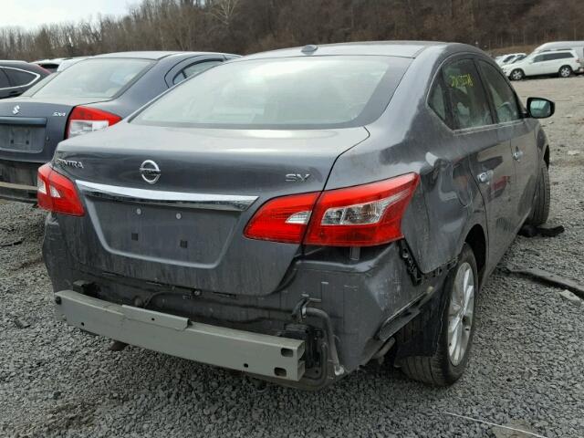 3N1AB7AP6HY278506 - 2017 NISSAN SENTRA S GRAY photo 4