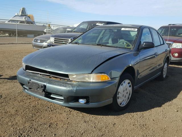 4A3AA36G0XE152846 - 1999 MITSUBISHI GALANT DE GREEN photo 2