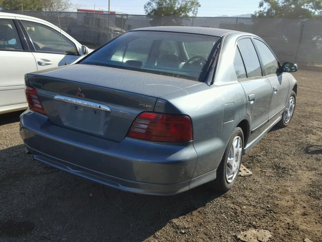 4A3AA36G0XE152846 - 1999 MITSUBISHI GALANT DE GREEN photo 4