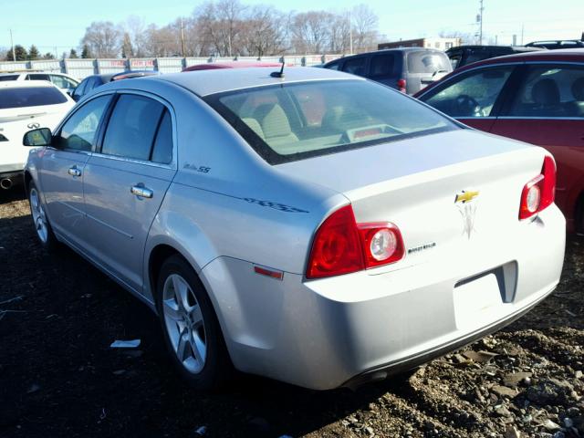 1G1ZB5E18BF156280 - 2011 CHEVROLET MALIBU LS ვერცხლისფერი ფოტო 3