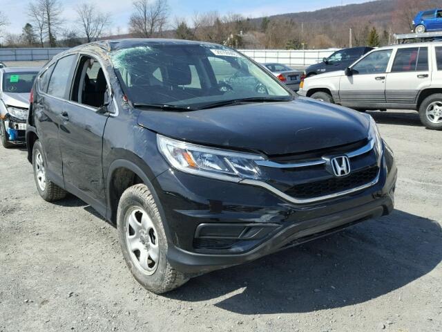 2HKRM4H36GH637800 - 2016 HONDA CR-V LX BLACK photo 1