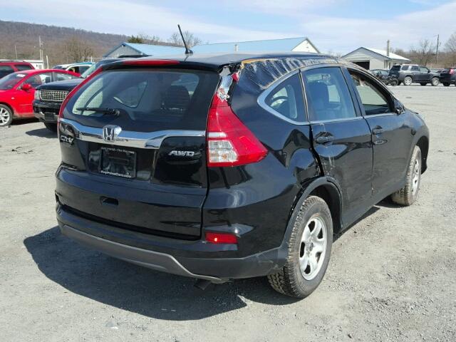 2HKRM4H36GH637800 - 2016 HONDA CR-V LX BLACK photo 4