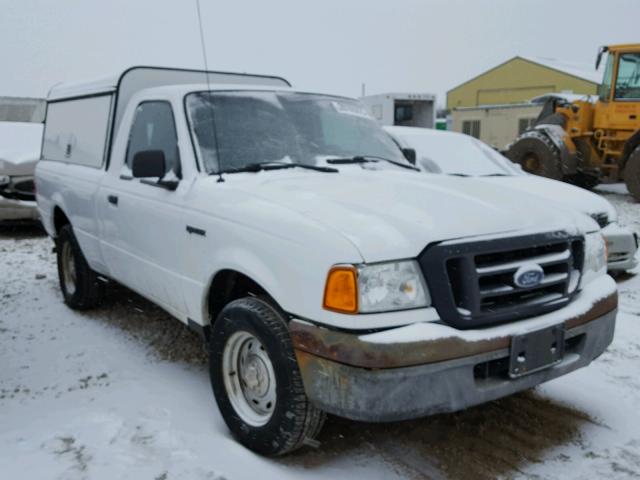 1FTYR10D45PB12428 - 2005 FORD RANGER WHITE photo 1