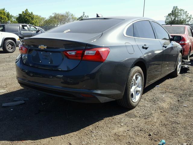 1G1ZB5ST5HF275743 - 2017 CHEVROLET MALIBU LS გრაფიტი ფოტო 4