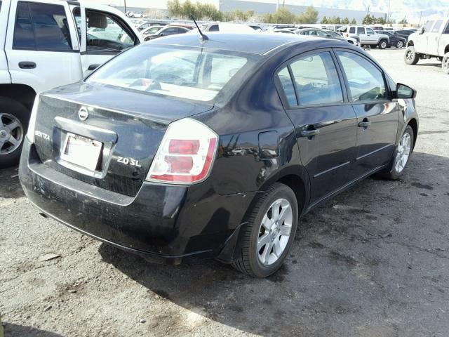 3N1AB61E27L723280 - 2007 NISSAN SENTRA 2.0 BLACK photo 4