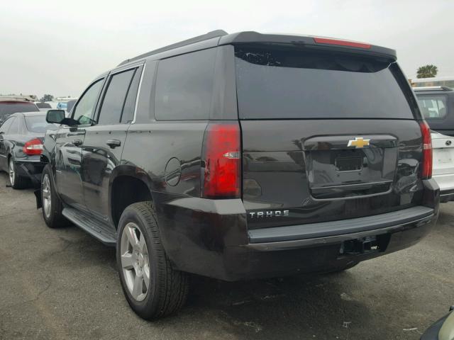 1GNSCAECXJR137556 - 2018 CHEVROLET TAHOE C150 BLACK photo 3