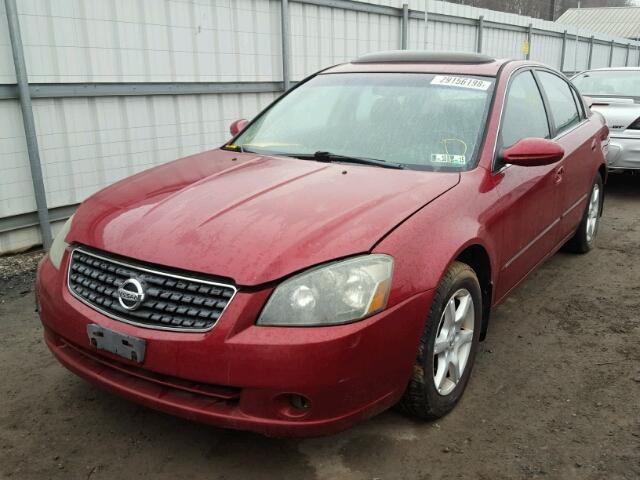 1N4BL11D65C107055 - 2005 NISSAN ALTIMA SE BURGUNDY photo 2