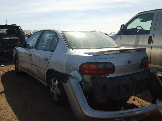 1G1NE52J92M615788 - 2002 CHEVROLET MALIBU LS ვერცხლისფერი ფოტო 3