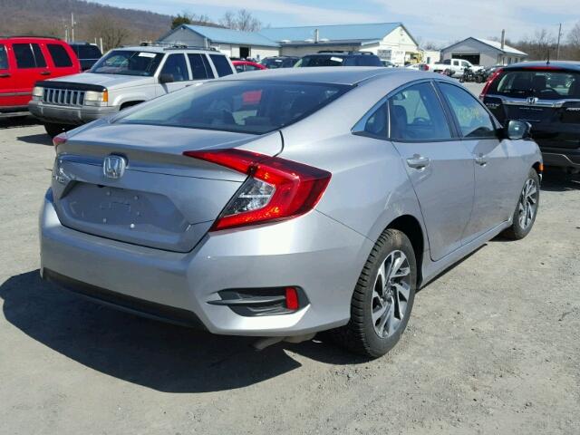 2HGFC2F78GH522027 - 2016 HONDA CIVIC EX ვერცხლისფერი ფოტო 4