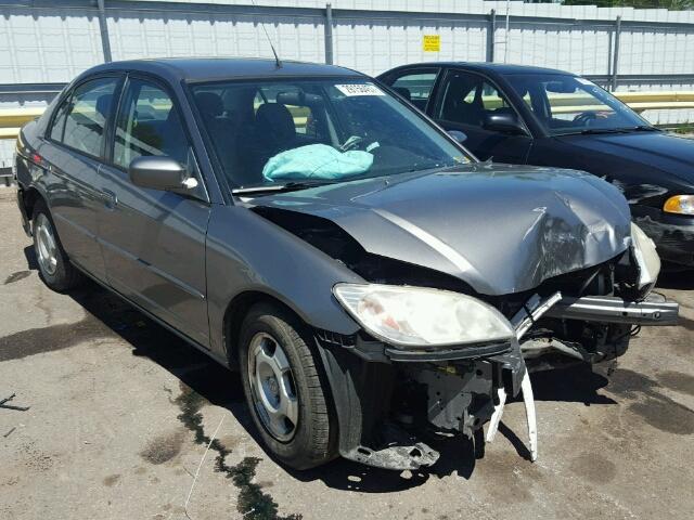 JHMES96695S011346 - 2005 HONDA CIVIC SILVER photo 1