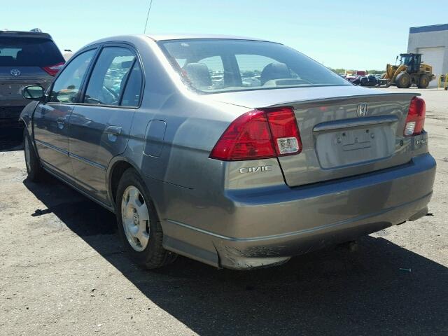 JHMES96695S011346 - 2005 HONDA CIVIC SILVER photo 3