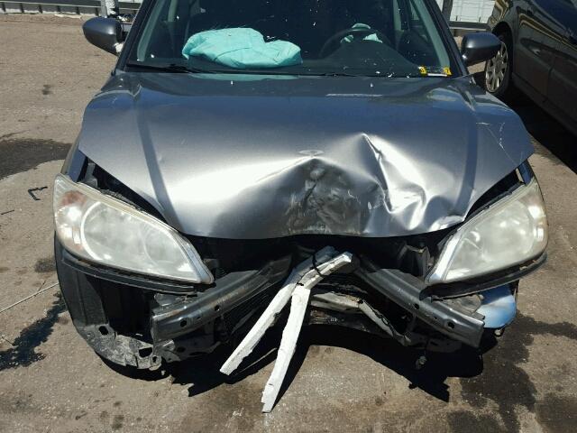 JHMES96695S011346 - 2005 HONDA CIVIC SILVER photo 9