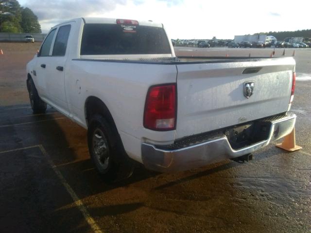 3C6TD4CT2CG332964 - 2012 DODGE RAM 2500 S WHITE photo 3