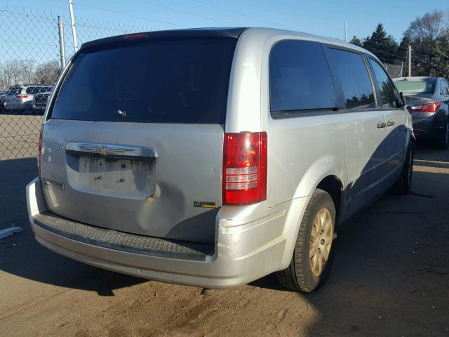 2A8HR44H18R773005 - 2008 CHRYSLER TOWN & COU SILVER photo 4