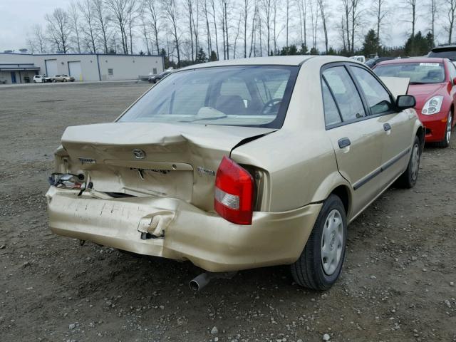 JM1BJ222910421104 - 2001 MAZDA PROTEGE DX TAN photo 4