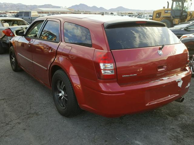 2D4FV47T28H147675 - 2008 DODGE MAGNUM RED photo 3