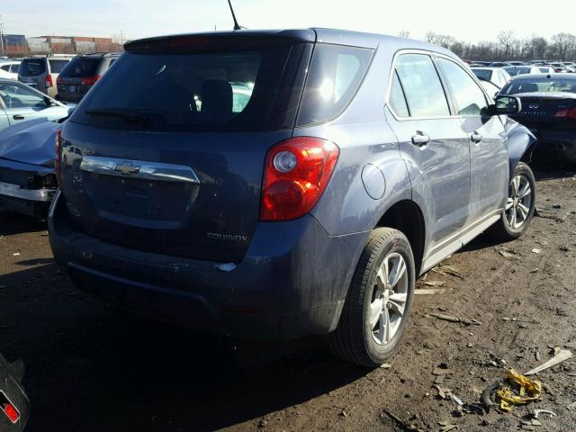 2GNALBEK4D6334165 - 2013 CHEVROLET EQUINOX LS BLUE photo 4