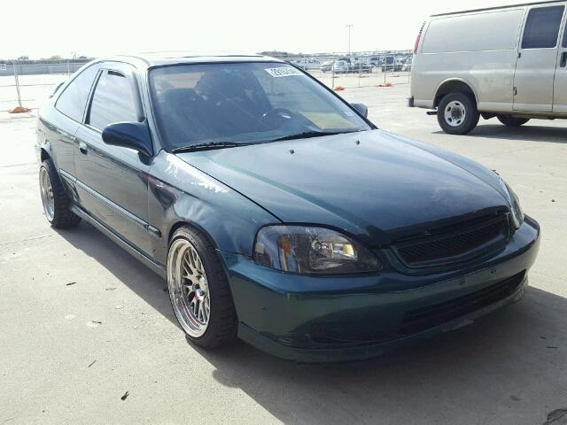 1HGEJ8148YL101074 - 2000 HONDA CIVIC EX მწვანე ფოტო 1