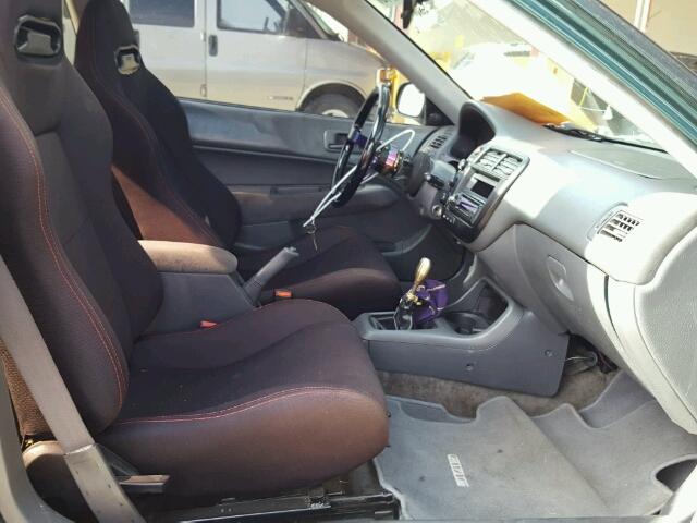 1HGEJ8148YL101074 - 2000 HONDA CIVIC EX მწვანე ფოტო 5