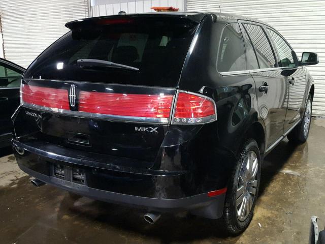 2LMDU68C68BJ38191 - 2008 LINCOLN MKX BLACK photo 4