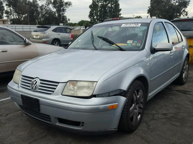 3VWSE69MX3M142082 - 2003 VOLKSWAGEN JETTA GLS SILVER photo 2