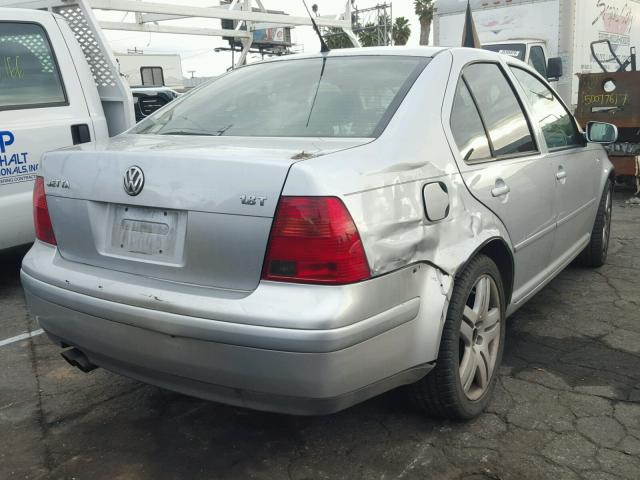 3VWSE69MX3M142082 - 2003 VOLKSWAGEN JETTA GLS SILVER photo 4