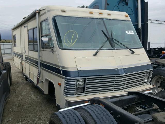 1GDKP37W3F3505873 - 1985 GMC MOTOR HOME BEIGE photo 1