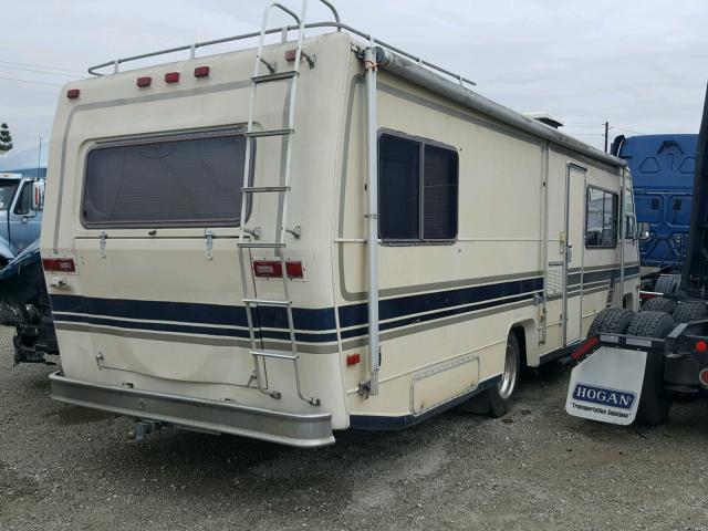 1GDKP37W3F3505873 - 1985 GMC MOTOR HOME BEIGE photo 4