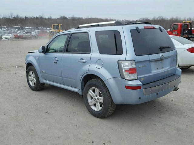 4M2CU39309KJ18111 - 2009 MERCURY MARINER HY BLUE photo 3