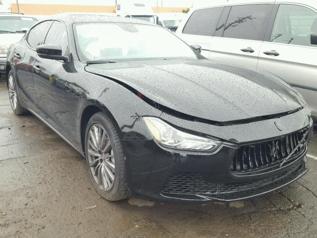 ZAM57XSA3H1242394 - 2017 MASERATI GHIBLI BLACK photo 1