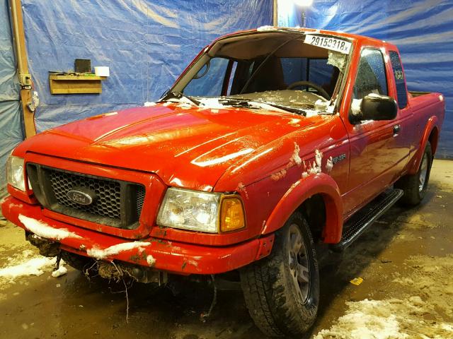 1FTZR45E75PA05204 - 2005 FORD RANGER SUP RED photo 2