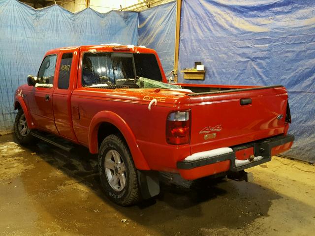 1FTZR45E75PA05204 - 2005 FORD RANGER SUP RED photo 3