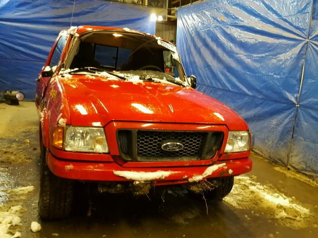 1FTZR45E75PA05204 - 2005 FORD RANGER SUP RED photo 9