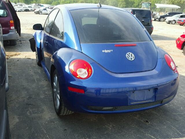 3VWRW31C48M523107 - 2008 VOLKSWAGEN NEW BEETLE BLUE photo 3