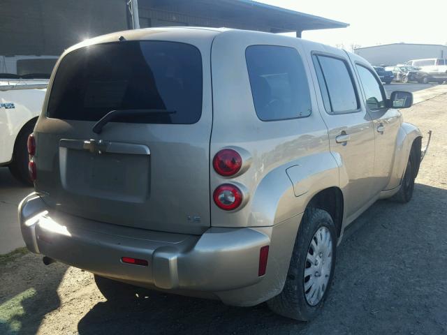 3GNDA13D78S620827 - 2008 CHEVROLET HHR LS 金色 照片 4