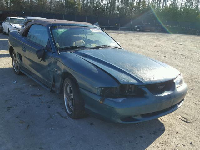 1FALP444XTF235980 - 1996 FORD MUSTANG GREEN photo 1