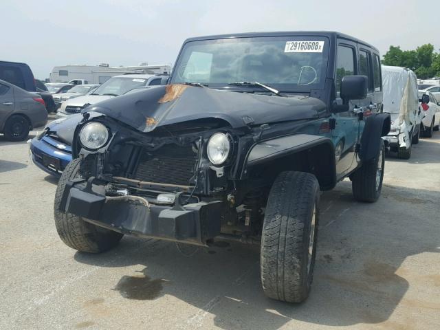 1J4GB59188L584976 - 2008 JEEP WRANGLER U BLACK photo 2