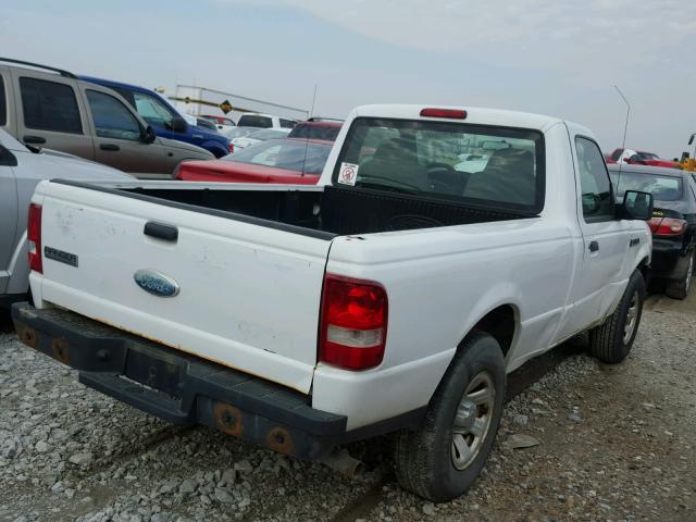 1FTYR10D88PA95105 - 2008 FORD RANGER WHITE photo 4