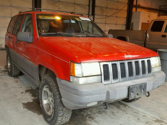 1J4GZ58YXTC376892 - 1996 JEEP GRAND CHER RED photo 1