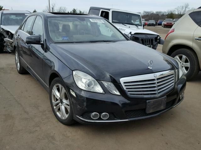 WDDHF8HBXAA225615 - 2010 MERCEDES-BENZ E 350 4MAT BLACK photo 1