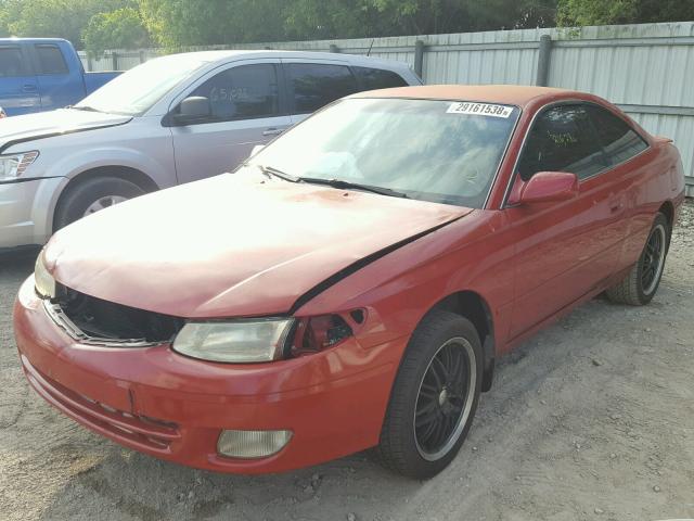 2T1CE22P62C009587 - 2002 TOYOTA CAMRY SOLA RED photo 2